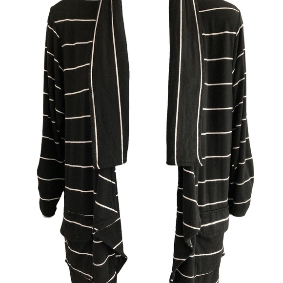 Striped Waterfall Cardigan - Picture 2 of 11